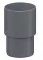 INEFA Steckmuffe - ANTHRAZITGRAU RAL 7016 -